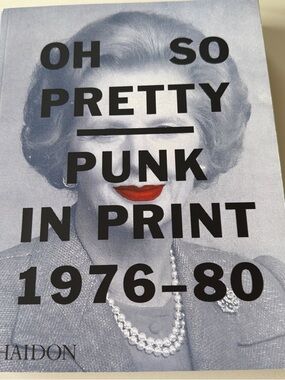 Oh So Pretty Punk In Print 1976-80 Book - Gray Cover with Red Accent